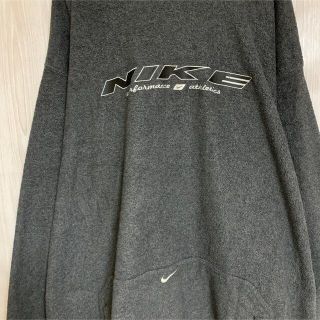 NIKE - ナイキ プルオーバーフリースパーカー ボア 刺繍ロゴセンター