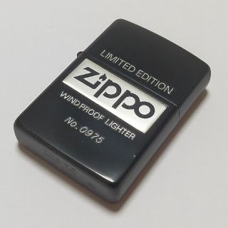 ジッポー(ZIPPO)のLIMITED EDITION Zippo ライター ブラック(タバコグッズ)