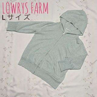 ローリーズファーム(LOWRYS FARM)のLOWRYS FARM ローリーズファーム 七分袖フルジップパーカー(パーカー)