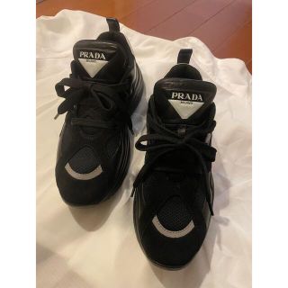 プラダ(PRADA)の最終価格です！！今日削除します！確実正規品　プラダ　スニーカー　23.5(スニーカー)