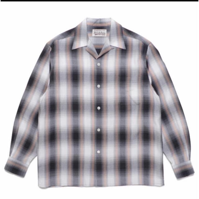 L】WACKO MARIA ワコマリア CHECK SHIRT 美中古 高品質の激安