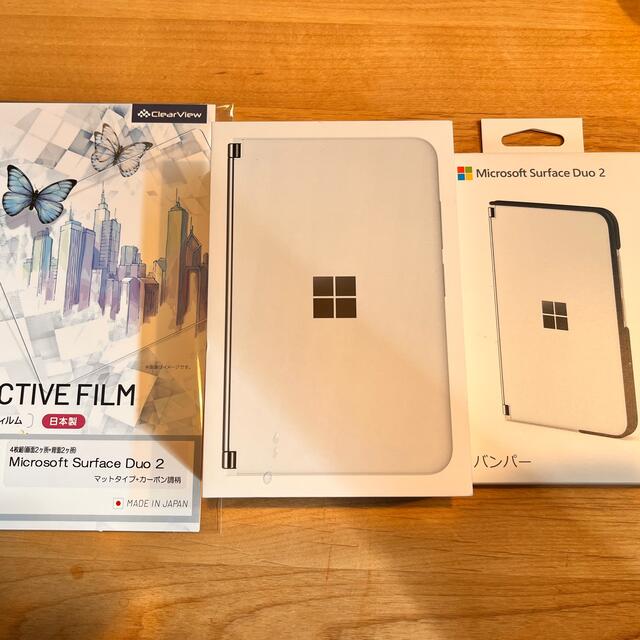 スマホ/家電/カメラMicrosoft Surface Duo 2 8GB 128GB グレイシア