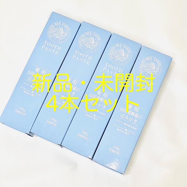 山田養蜂場(ヤマダヨウホウジョウ)の山田養蜂場のはみがき 歯磨き粉　4本セット キッズ/ベビー/マタニティの洗浄/衛生用品(歯ブラシ/歯みがき用品)の商品写真