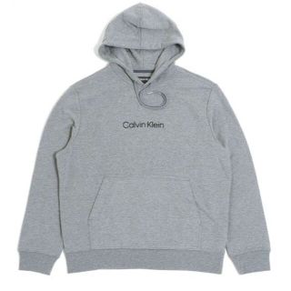 カルバンクライン(Calvin Klein)のカルバンクライン スウェット ロゴ刺しゅうプリント プルバーパーカー(パーカー)