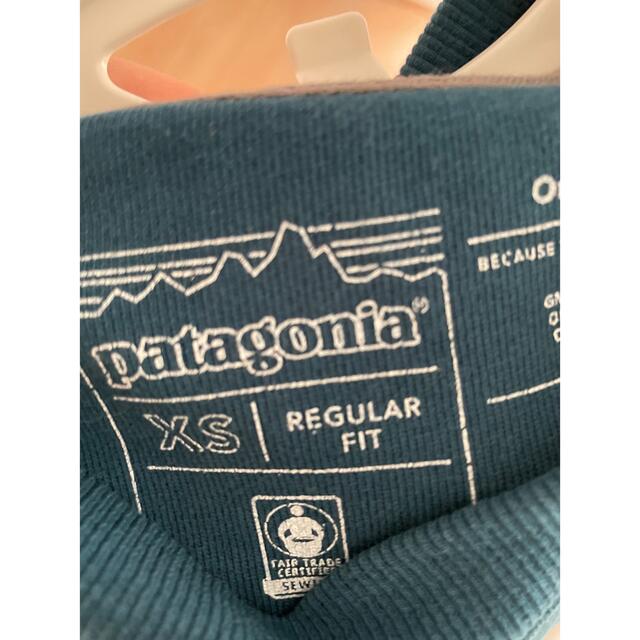 patagonia(パタゴニア)のPatagonia ﾊﾟﾀｺﾞﾆｱ トレーナー　ブルーグリーン　XS  メンズのトップス(スウェット)の商品写真