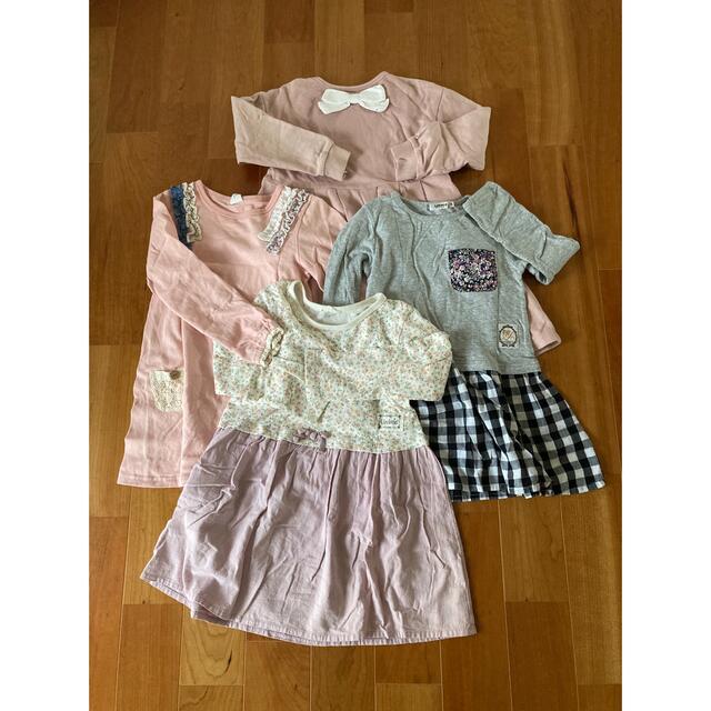 女の子秋冬服120cm20点まとめ売り キッズ/ベビー/マタニティのキッズ服女の子用(90cm~)(Tシャツ/カットソー)の商品写真