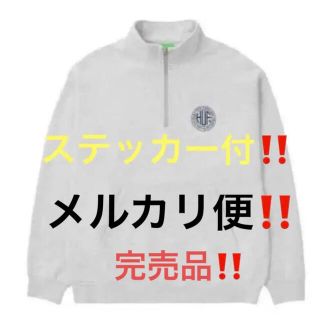 ハフ(HUF)の【コムドットゆうた着用デザイン】HUF ハーフジップ トレーナー ジップパーカー(パーカー)