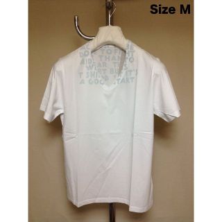 マルタンマルジェラ(Maison Martin Margiela)の新品 M マルジェラ 18ss エイズT Tシャツ 白 ホワイト 9075(Tシャツ/カットソー(半袖/袖なし))