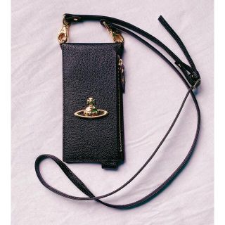 ヴィヴィアンウエストウッド iPhoneケース ショルダー 黒 | www