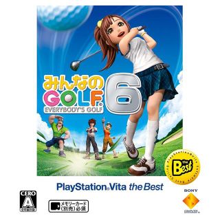 プレイステーションヴィータ(PlayStation Vita)のみんなのGOLF 6 PlayStation Vita the Best(家庭用ゲームソフト)