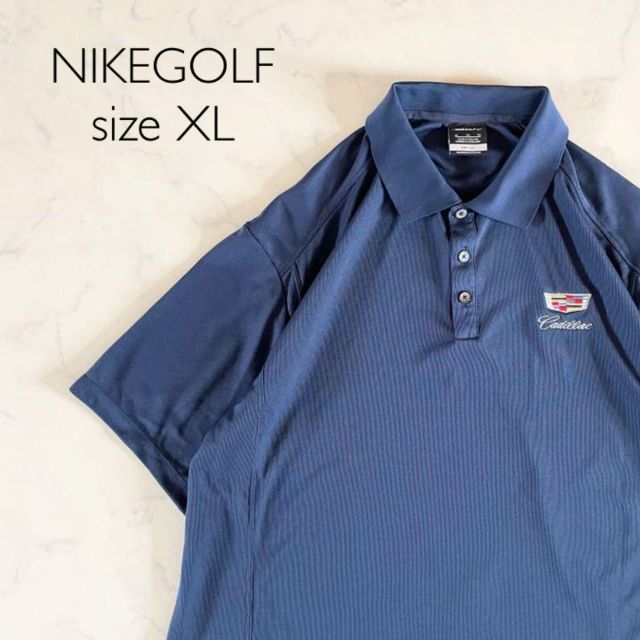 【美品】XLサイズ NIKEGOLF ナイキゴルフ ポロシャツ キャデラック