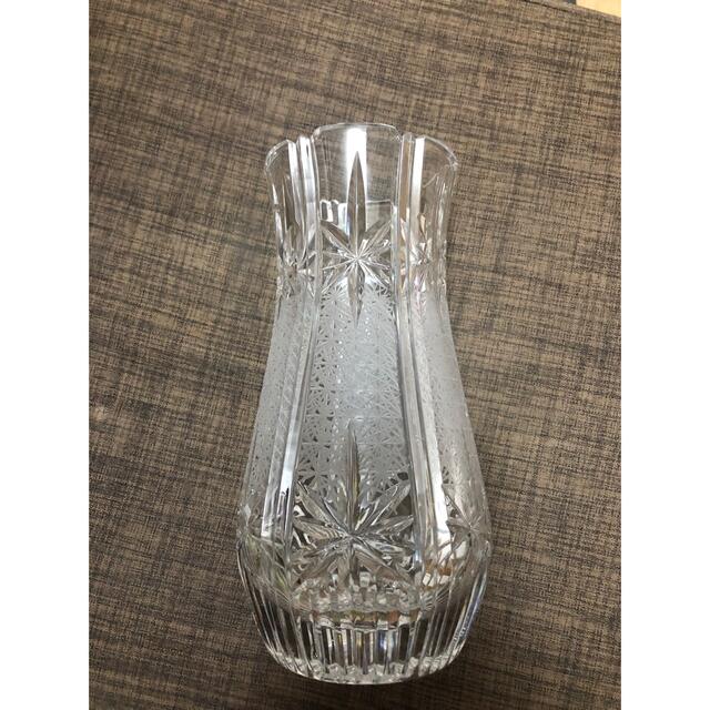 BOHEMIA Cristal(ボヘミア クリスタル)のクリスタル花瓶セット インテリア/住まい/日用品のインテリア小物(花瓶)の商品写真