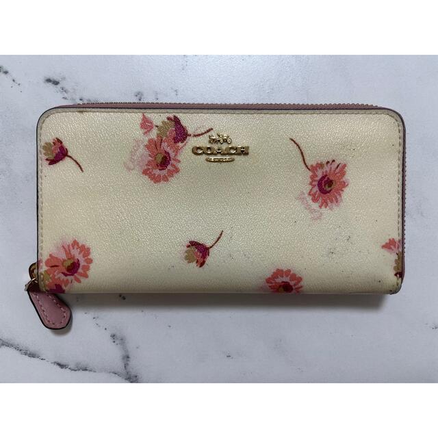 COACH(コーチ)のCOACH財布 花柄 ファスナー長財布 レディースのファッション小物(財布)の商品写真