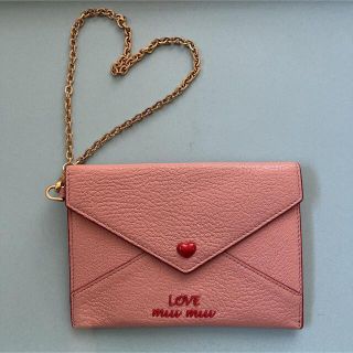 miumiu♡マドラス ラブレター エンベロープ