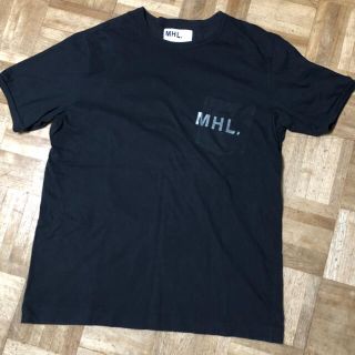 マーガレットハウエル(MARGARET HOWELL)の【10/9値下げ！】MHL   Tシャツ　メンズ　XLサイズ　黒(Tシャツ/カットソー(半袖/袖なし))