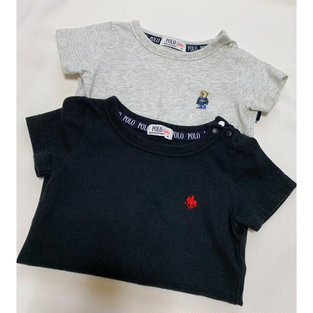 POLO RALPH LAUREN(ポロラルフローレン)の訳あり　ベビーTシャツ　2枚セット キッズ/ベビー/マタニティのベビー服(~85cm)(Ｔシャツ)の商品写真