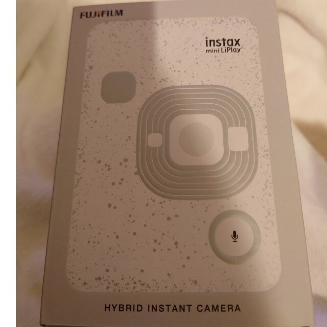 富士フイルム(フジフイルム)のFUJI FILM instax mini LIPLAY STONE WHITE スマホ/家電/カメラのカメラ(フィルムカメラ)の商品写真