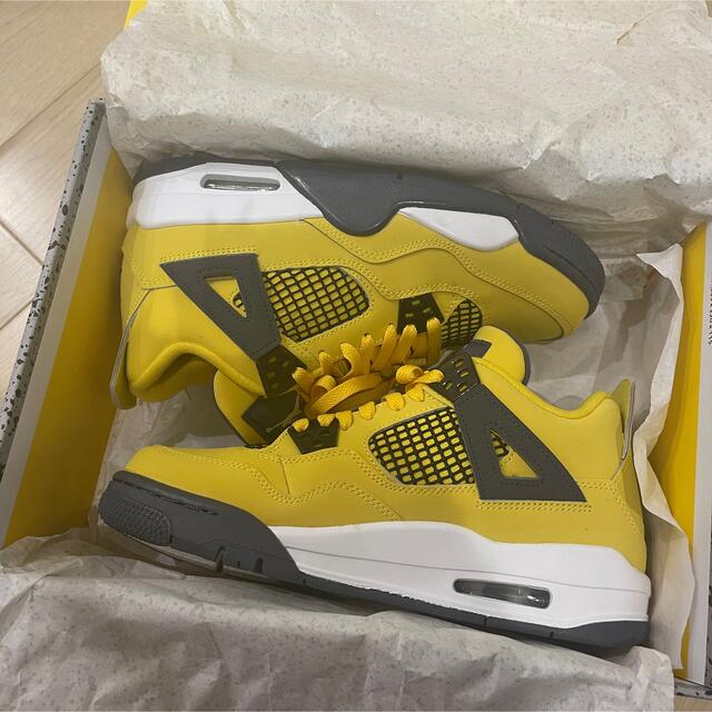 NIKE(ナイキ)のJORDAN4 yellow レディースの靴/シューズ(スニーカー)の商品写真