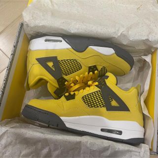 ナイキ(NIKE)のJORDAN4 yellow(スニーカー)