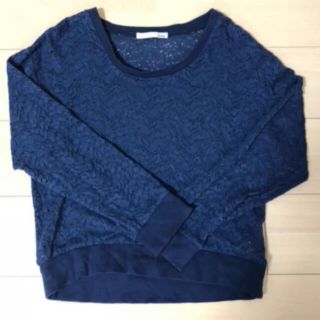 マウジー(moussy)のmoussyトップス　レース(カットソー(長袖/七分))