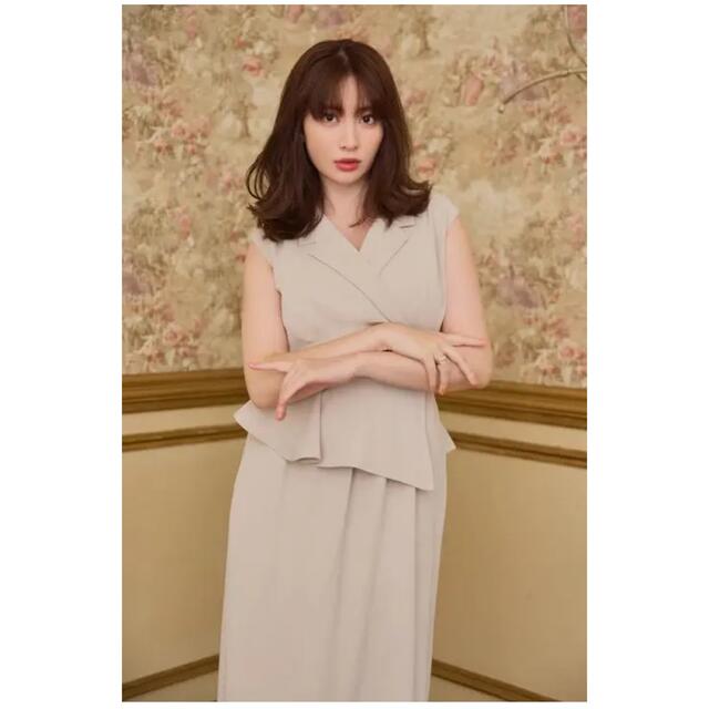 Her lip to(ハーリップトゥ)の【試着のみ】ハーリップトゥ Gramercy Wrap Midi Dress レディースのワンピース(ロングワンピース/マキシワンピース)の商品写真