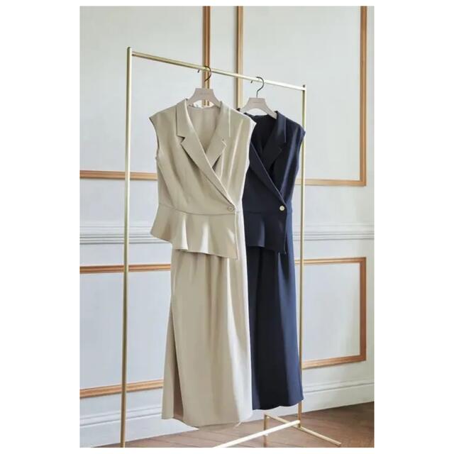 Her lip to(ハーリップトゥ)の【試着のみ】ハーリップトゥ Gramercy Wrap Midi Dress レディースのワンピース(ロングワンピース/マキシワンピース)の商品写真