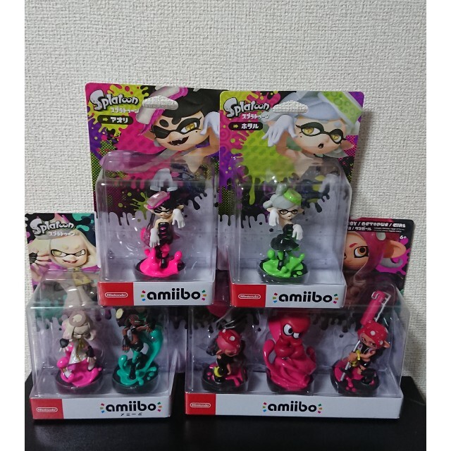 ゲームキャラクターamiibo シオカラーズ テンタクルズ 3種セット(スプラトゥーンシリーズ)