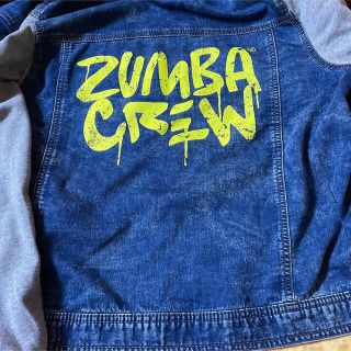 ズンバ(Zumba)の【入手困難】　ZUMBA®︎ デニムジャケット　Lサイズ　１回着用(ダンス/バレエ)