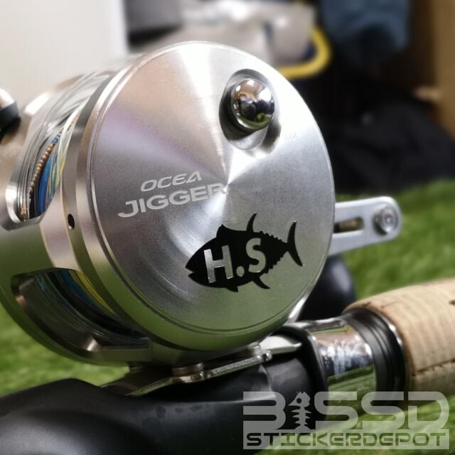 おさかな型名前ステッカー極小サイズ5枚セット！魚種50種類！送料込！ スポーツ/アウトドアのフィッシング(リール)の商品写真