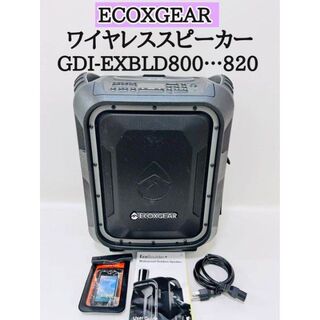 【良品】ECOXGEAR GDI-EXBLD800 ワイヤレススピーカー約10時間