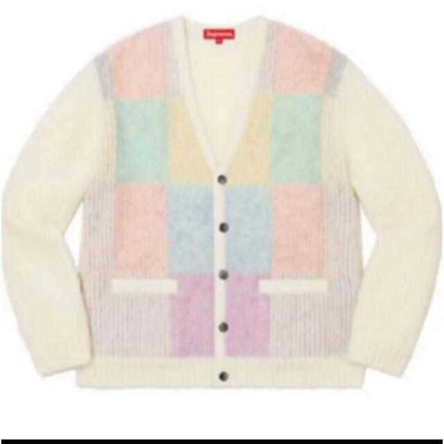 Supreme Brushed Grid Cardigan