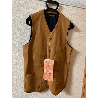 フリーホイーラーズの通販 400点以上 | FREEWHEELERSを買うならラクマ 直販卸し売り フリーホイーラーズ リネンベスト 40 ベスト