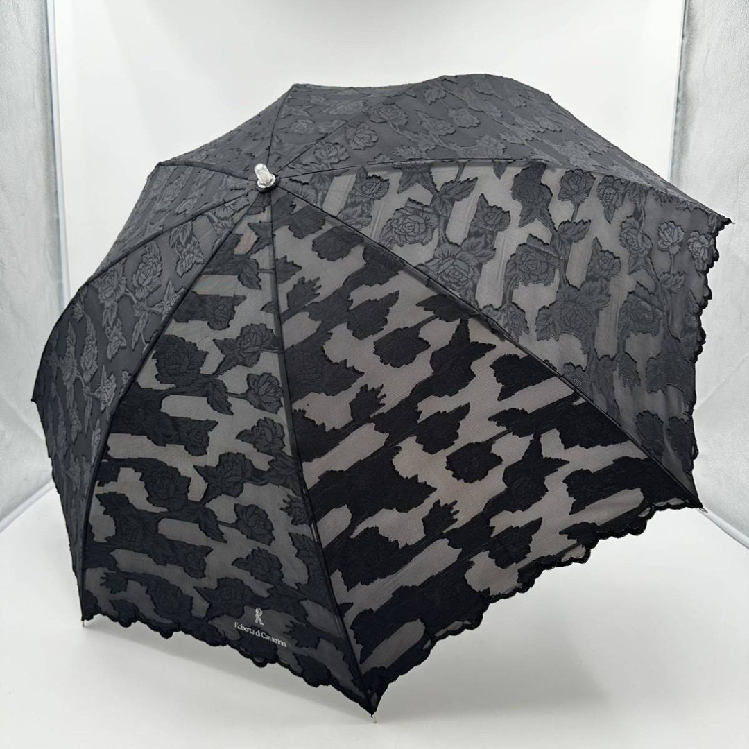 ROBERTA DI CAMERINO(ロベルタディカメリーノ)のロベルタディカメリーノ 折り畳み 日傘 花柄 レディースのファッション小物(傘)の商品写真
