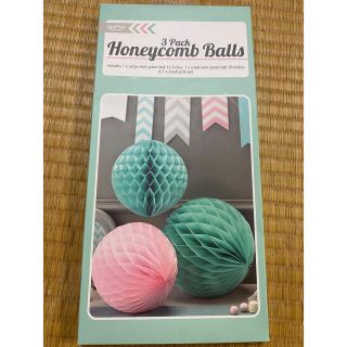 Honeycomb Balls ハニカムボール　3pack 新品未使用未開封(モビール)