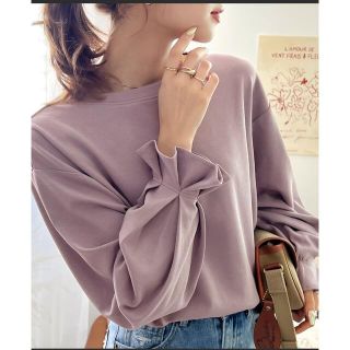 グレイル(GRL)の【美品】classicalelf ふんわり&くしゅが可愛い大人トップス　XL(カットソー(長袖/七分))