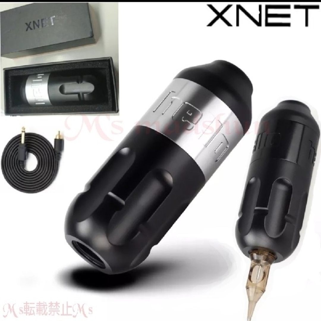 XNET ペン型 タトゥーマシン 強力 ショート タトゥーペン ロータリーペン