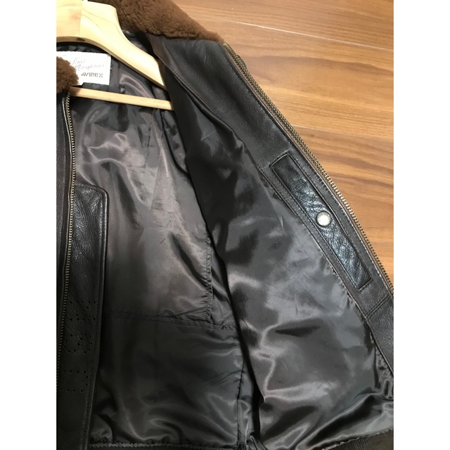 AVIREX(アヴィレックス)の黒飴ちゃん様専用　アビレックス　G1ゴートスキンレザージャケット（美品） メンズのジャケット/アウター(フライトジャケット)の商品写真