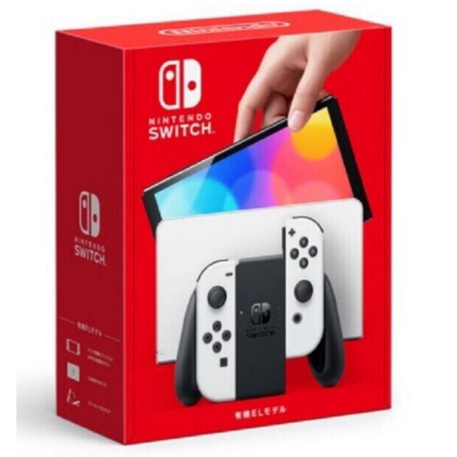 [宅送] - Switch Nintendo 新品未開封　Nintendo 保証付き　店印あり Switch有機EL 家庭用ゲーム機本体
