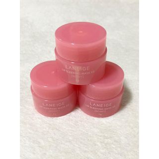 ラネージュ(LANEIGE)の新品未使用＊ラネージュ リップスリーピングマスク ベリー　3g✖️3個(リップケア/リップクリーム)