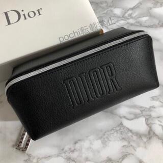 クリスチャンディオール(Christian Dior)の【新品】ディオール ポーチDior スクエア型 ブラック 外箱なし 正規品(ポーチ)