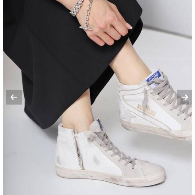 GOLDEN GOOSE(ゴールデングース)の GOLDEN GOOSE/ゴールデングース　SLIDE WHITE スニーカー レディースの靴/シューズ(スニーカー)の商品写真