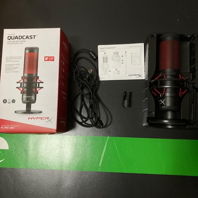 HyperX QuadCast スタンドアロンマイク ストリーマー 女性に人気