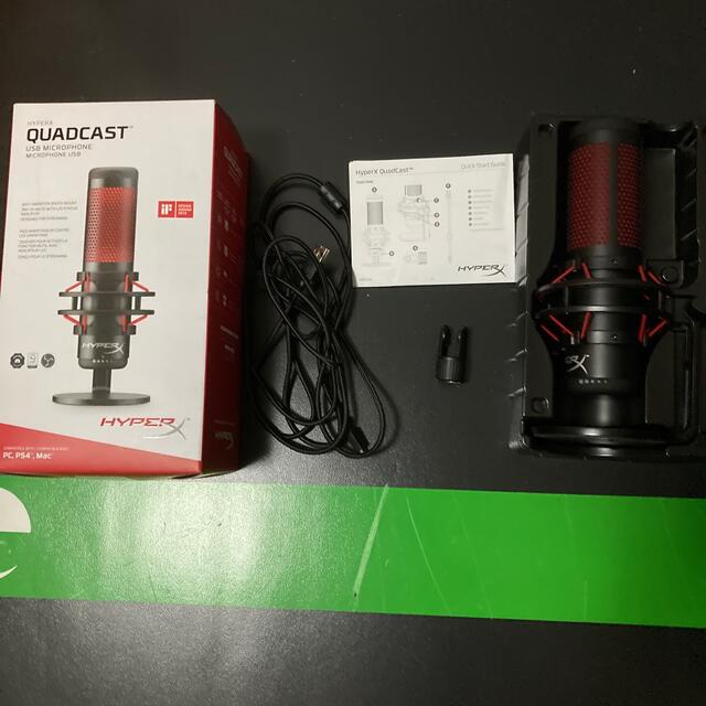 HyperX QuadCast スタンドアロンマイク ストリーマー 楽器のレコーディング/PA機器(マイク)の商品写真