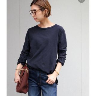 ドゥーズィエムクラス(DEUXIEME CLASSE)のDeuxieme Classe Layering Tシャツ　ネイビー(カットソー(長袖/七分))