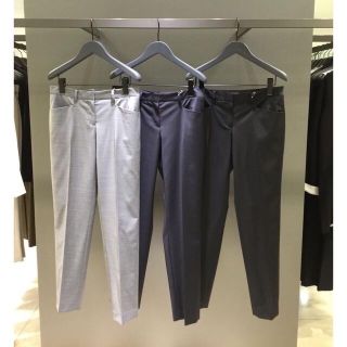 セオリーリュクス(Theory luxe)の theory luxe Executive パンツ　Nalian 黒　42(クロップドパンツ)