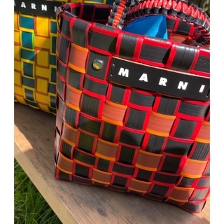 マルニ(Marni)のMARNI 21SS ピクニックバッグ(かごバッグ/ストローバッグ)