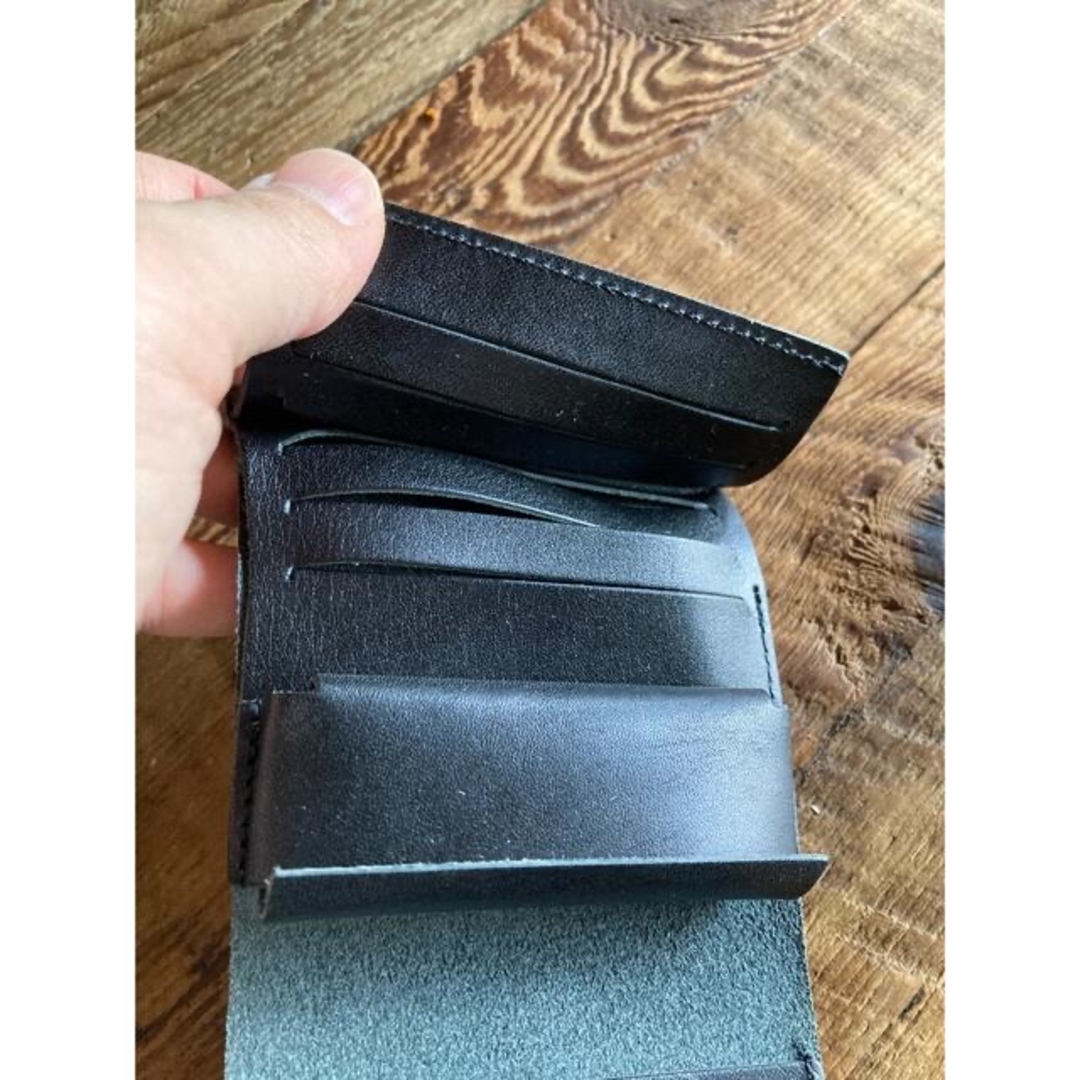栃木レザー(トチギレザー)のBELLVO SHUTTO 薄型財布　栃木レザー メンズのファッション小物(折り財布)の商品写真