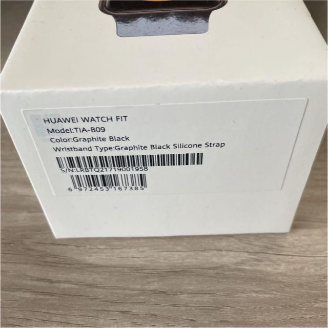 新品未使用品】HUAWEI WATCH FIT Black 【メーカー直売】 10403円