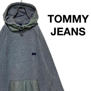 トミー(TOMMY)のTOMMY JEANS トミージーンズ フリース プルオーバー ワンポイント (パーカー)