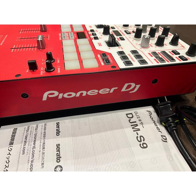 楽器Pioneer dj  djm s9  赤白　【12inch skins 貼】